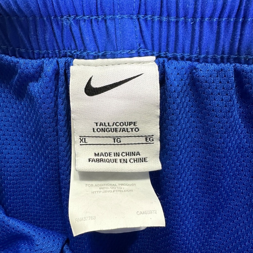 Nike Swim Trunks Men's Size XL Blue ColorBlock Lined Volley Shorts Beach Wear - Picture 2 of 9